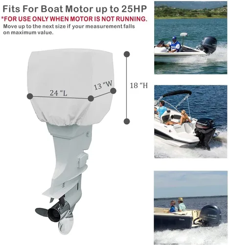 Vista 2 de Cubierta impermeable de poliéster de grado marino resistente, protección para todo tipo de clima, cubierta de lancha para lancha de pesca
