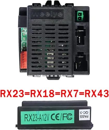 Vista 5 de Kit de conversión de caja de control de receptor Bluetooth Weelye RX18, RX43, RX23 CE 2.4G de 12 voltios para ruedas eléctricas, kit de control