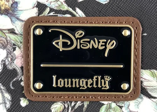 Vista 4 de Loungefly Cartera con cremallera floral de princesas Disney