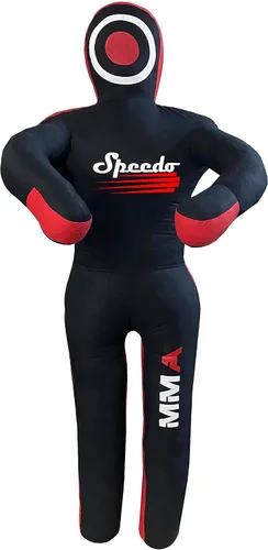 Vista 9 de MMA Grappling Dummy Brasileño JIU Jitsu BJJ Saco de boxeo para defensa personal, lucha libre, judo, karate, boxeo, lanzamiento, posición de pie, sin