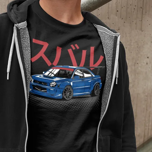 Vista 8 de Subie Generation Cars - Camiseta de manga corta para adultos, mecánico japonés de carreras, regalo para amantes de los automóviles, entusiastas