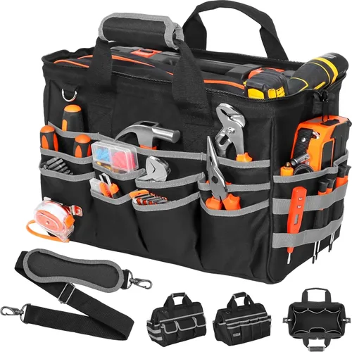 Vista 8 de FamilyKit Bolsa de herramientas resistente de 17 pulgadas para hombres