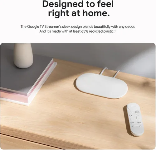 Vista 7 de Google Streamer 4K - Entretenimiento de transmisión rápida con control Porcelana