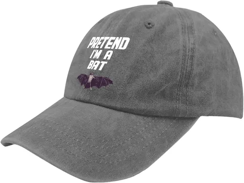 Vista 2 de ruio Halloween Hats for Men Baseball Cap Dad Hats for Women Pretendpdd Im A Bbat Baseball Hats for Men