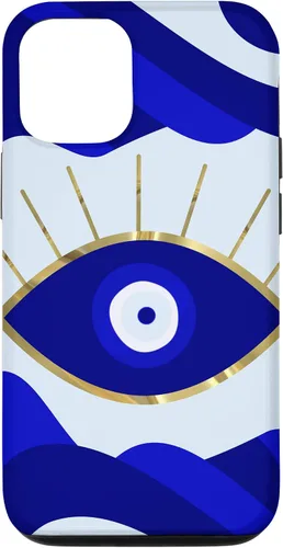 Vista 27 de Funda para iPhone 13 Pro Max Lava All Seeing Blue Evil Eye