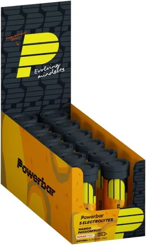 Vista 4 de Powerbar Power Bar - 5 tabletas de electrolitos, 10 pestañas x 12 tubos Mango Passionfruit