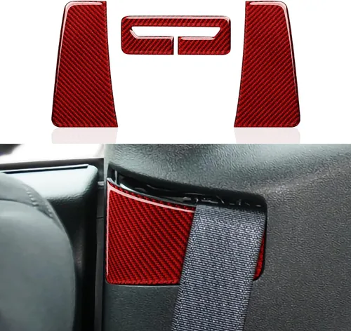 Vista 10 de Para Dodoge Challenger 2015 2016 2017 2018 2019 2020 2021 2022 2023 Accesorios Car Cup Holder Decor Calcomanías Calcomanías de fibra de carbono