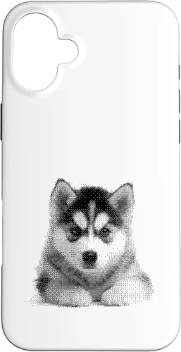 Vista 22 de Cute Siberian Husky for Dog Mom and Paw Parents Case for iPhone 16