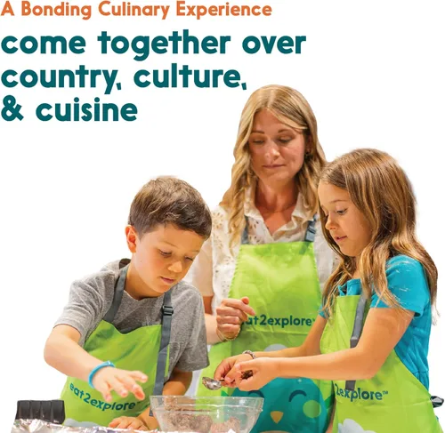 Vista 6 de eat2explore Kits de cocina para niños de 15 piezas - Juegos de cocina interactivos y educativos para niños reales para edades de 5 años en adelante