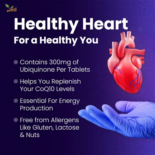 Vista 4 de VED Co Enzyme Q10 300mg 90 Tabletas