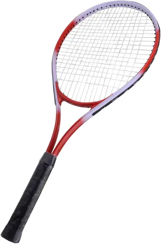 Vista 5 de ZJchao Raqueta de tenis, juego de tenis de 27 pulgadas, raqueta de tenis individual para principiantes, juego de entrenamiento de competencia