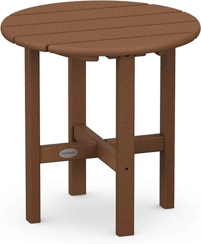 Vista 12 de POLYWOOD Mesa auxiliar redonda de 18" en azul marino