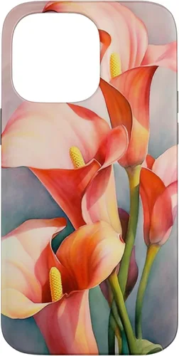 Vista 21 de Calla Lilies Flower Floral Watercolor Case for iPhone 17