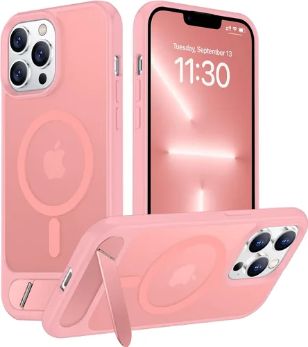 Vista 229 de Funda para iPhone 11 con compatibilidad magnética, [Soporte invisible incorporado][Compatible con MagSafe]