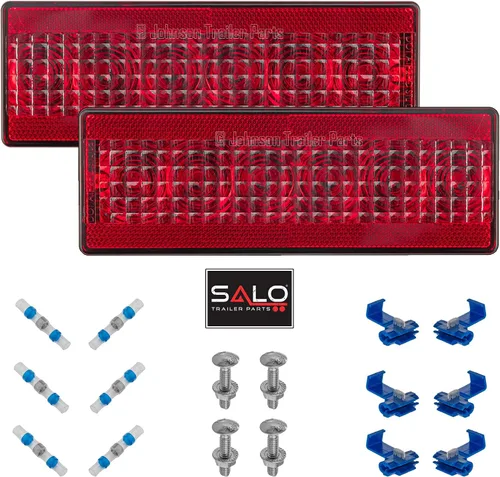 Vista 4 de Luces LED sumergibles para caja Kits de luces para remolque de barco Ideal para caravanas y remolques (caja de 4 pulgadas)