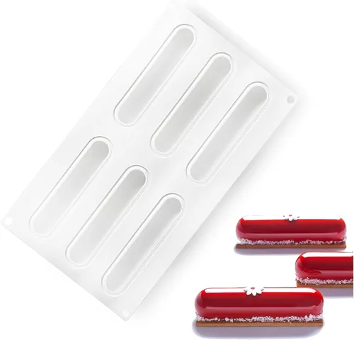 Vista 20 de OCPO KITCHEN Moldes de silicona con forma de corazón 3D para hornear pasteles de mousse, molde de silicona 3D para dulces, pastelería, chocolate
