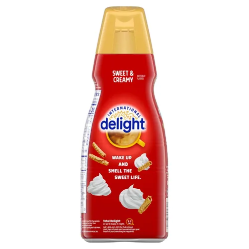 Vista 11 de International Delight Crema de café, dulce y cremosa, crema con sabor refrigerado, botella de 32 onzas líquidas