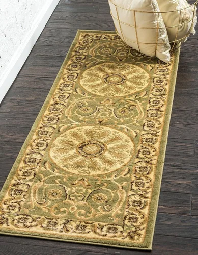 Vista 28 de Unique Loom colección Versailles - Alfombra de área con patrón de medallón, motivo floral; estilo tradicional clásico