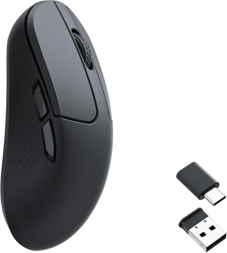Vista 14 de Keychron M3 Mini Ratón Inalámbrico Óptico, Ratón para Juegos Bluetooth 5.1/2.4 GHz/Con Cable, Sensor Programmable PixArt 3395 con hasta 26,000 DPI