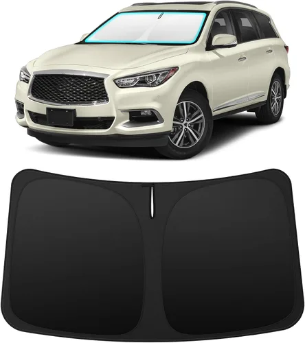 Vista 80 de INSAUTO Accesorios para parasol de parabrisas de ajuste personalizado para Acura RDX 2019-2026, parasol plegable para ventana delantera, reflector