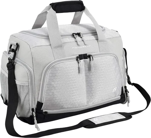Vista 8 de Bolsa de gimnasio definitiva 2.0: La bolsa de lona duradera diseñada por la comunidad con 10 compartimentos óptimos, incluyendo bolsa resistente al