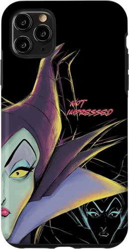 Vista 13 de iPhone 16 Disney Villains Maléfica No Impressed Funda de Halloween
