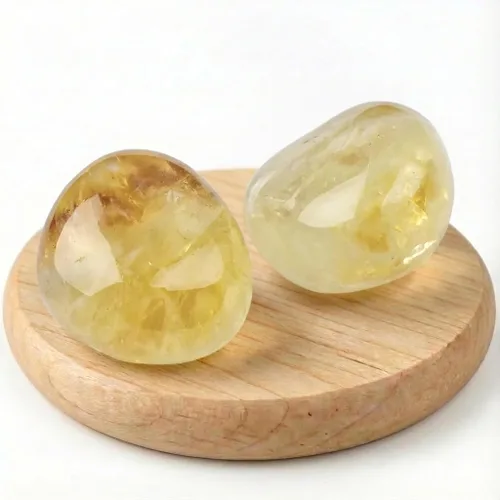 Vista 36 de Piedras de cristal de amatista pulidas - 1 pieza de 1.2" Piedra de preocupación para ansiedad, piedra de palma de bolsillo super grande, piedras