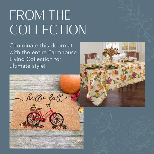 Vista 6 de Elrene Home Fashions, Farmhouse Living Honey - Decoración Hello Fall Bike