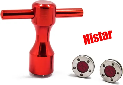Vista 13 de HISTAR 2 pesas rojas personalizadas de golf + llave roja para putters Titleist Scotty Cameron