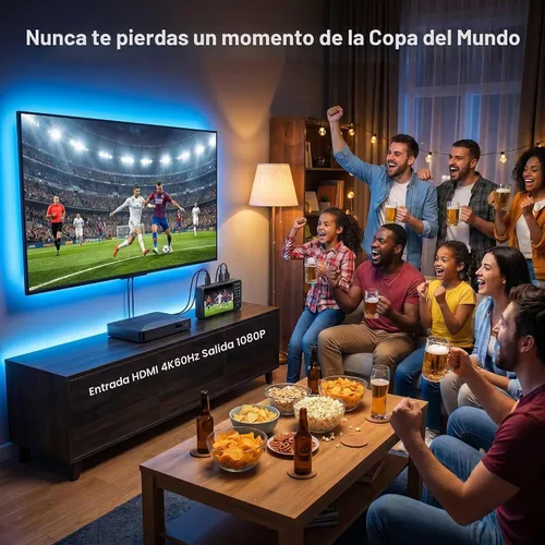 Vista 2 de Caja de captura de video 4K60, entrada HDMI de 2 canales con PIP/POP/PMP, grabadora de video con pantalla de 7 pulgadas, compatible con consolas