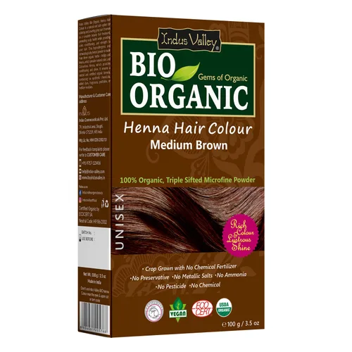 Vista 18 de Indus Valley Bio - Tinte natural orgánico para el cabello de henna para mujeres, rubio, 3.53 onzas, 100% cobertura de canas y tinte de cabello