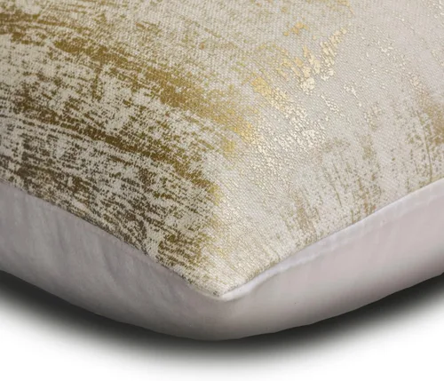 Vista 45 de The HomeCentric Fundas de almohada lumbares doradas de 12 x 14 pulgadas (11.8 x 13.8 in), de piel sintética, con diseño de animales, estilo moderno