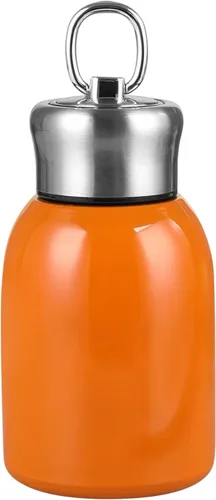 Vista 9 de Mini botella de agua aislada al vacío de acero inoxidable para bebidas frías y calientes, taza de café de viaje 10.2 oz /10.1 fl oz (negro)