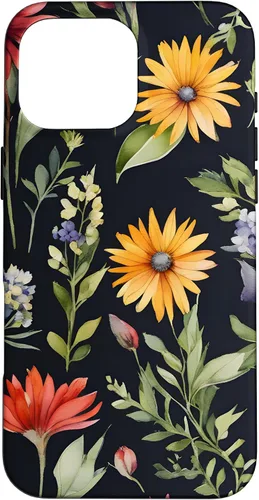 Vista 19 de iPhone 16 Bouquet Acuarela Flores Acuarela Floral Botánico Case