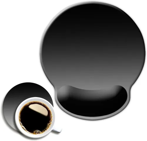 Vista 14 de DOOKE Alfombrilla ergonómica para mouse con soporte de muñeca, bonita almohadilla de muñeca con base de goma antideslizante para computadora