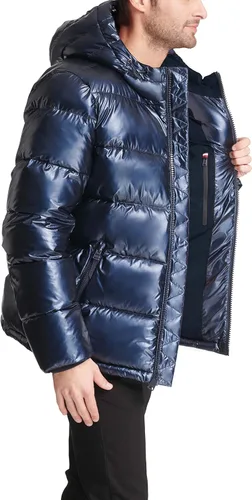 Vista 5 de Tommy Hilfiger - Chaqueta acolchada con capucha para hombre