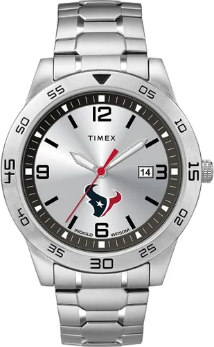 Vista 4 de Timex Tribute Reloj de cuarzo para hombre Citation de 42 mm con correa de acero inoxidable