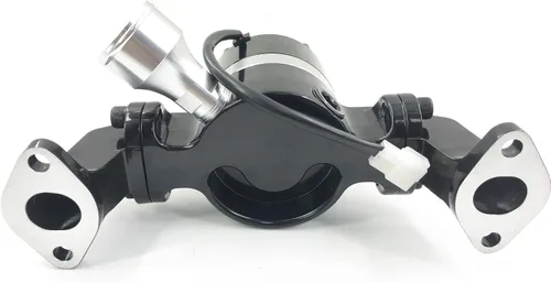 Vista 4 de Big Block Chevy Bomba de agua eléctrica de aluminio de alto flujo BBC 396-454-502 35+ GPM (negro)
