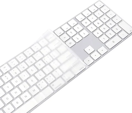 Vista 8 de ProElife Funda de teclado para Apple Magic Keyboard 2018-2017 con teclado numérico A1843 US Enter MQ052LL/A Teclado inalámbrico Bluetooth Ultra