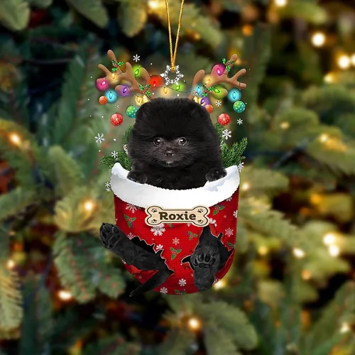 Vista 52 de LOVELYPOD Adorno Personalizado de Perro Affenpinscher, Adornos de Navidad Affenpinscher Regalo para Amante de Perros, Adorno de Navidad Colgante