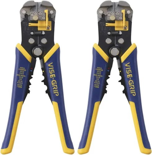 Vista 3 de IRWIN VISE-GRIP Pelacables, mandíbula de 2 pulgadas, corta 10-24 AWG, agarre ProTouch para máxima comodidad (2078300)