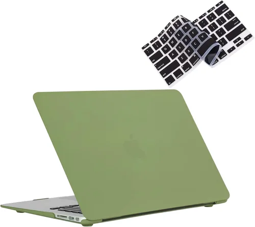 Vista 15 de RUBAN Funda compatible con MacBook Air de 13 pulgadas (modelos: A1369 y A1466, versión anterior 2010-2017), cubierta protectora delgada a presión