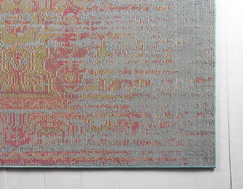 Vista 9 de Unique Loom Vita Collection - Alfombra de área, 2' x 6' 7, azul claro