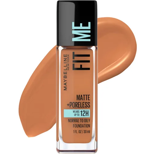 Vista 28 de Maybelline New York Fit Me Matte + Poreless Base Líquida, Formato de Bolsa, 220 Natural Beige, 1.3 onzas 220 Beige natural