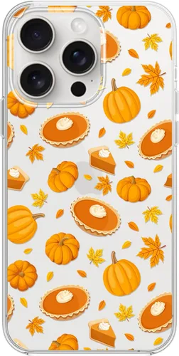 Vista 5 de Blingy's Funda para iPhone 15 Pro Max, bonito diseño de algodón de azúcar, diseño divertido de comida dulce, funda protectora transparente de TPU