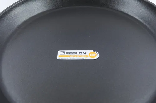 Vista 2 de Uniware Best Germany - Paella de aluminio antiadherente de 3 capas, parte inferior compatible con inducción, (14.2 pulgadas)