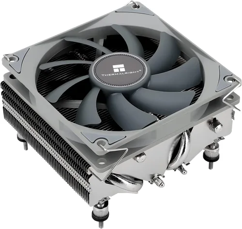 Vista 14 de Thermalright AXP90-X36 Enfriador de aire de CPU de perfil bajo, refrigeración por radiador de 1.417 in de altura, ventilador PWM delgado TL-9015