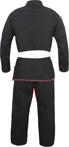 Vista 6 de Jiu Jitsu Gi brasileño BJJ Gi para hombres y mujeres Grappling gi Uniforme Kimonos ligero, preencogido, con cinturón blanco