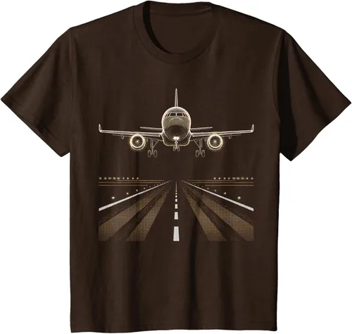 Vista 7 de Airport Runway Aviation Pilot Travel T-Shirt