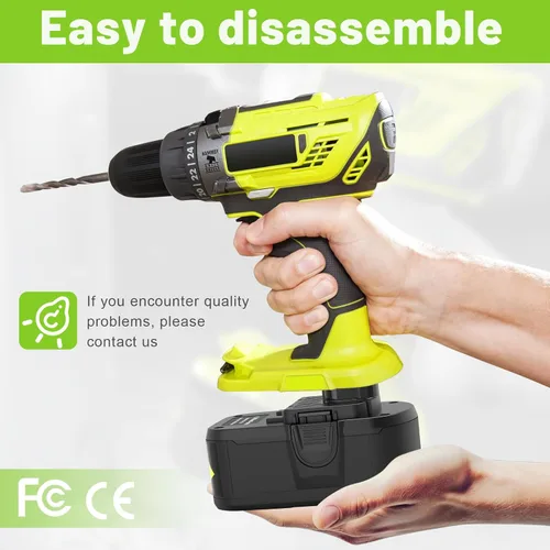Vista 4 de Paquete de 2 baterías de repuesto de 6.0Ah 18V P108 P109 para Ryobi 18V batería P102 P103 P105 P107 Ryobi ONE+ batería de iones de litio